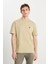 Relaxed Fit Small Logo Yeşil Erkek Kısa Kol T-Shirt 1