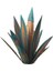 Tekila Rustik Agave Bitki El Boyalı Metal Agave Bahçe Dekoru (Yurt Dışından) 1