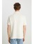 Erkek Regular Fit Polo Ekru Erkek Kısa Kol T-Shirt 2