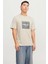 Jack & Jones Jcotarmac Camo Front Tee Ekru Erkek Kısa Kol T-Shirt 1