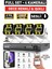 Sesli - 4 Kameralı Fullhd Gece Renkli ve Işıklı Güvenlik Kamerası - Kamera Seti 250GB Disk 1
