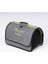 Brave Paws Flybag Plastik Yırtılmaz Fileli Kedi ve Köpek Taşıma Çantası Seyahat Çantası Gri 45X25X26CM 2