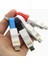 2ın1 Lightning Type C Başlık Mını USB Şarj Kablosu (4887) 3