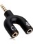 3.5 mm Stereo Erkek Kulaklık + Hoparlör Dişi Çoklayıcı Jack (4887) 1