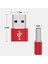 Usb&amp;apos;den Type-C &amp;apos;ye Dönüştürücü Adaptör Veri Aktarımı Sağlayıcı Şarj Data Çevirici (4887) 5