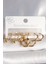 316L Çelik Gold Renk Kalp Halka Model Kadın Küpe Seti - TJ-BKP10386 1