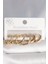316L Çelik Gold Renk Altıgen Halka Model Kadın Küpe Seti - TJ-BKP10387 1