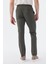 Yeşil Comfort Fit Lastikli Spor Pantolon 4