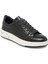 Siyah Hakiki Deri Erkek Sneaker - E24I1AY56616-A23 1