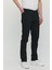 Regular Fit Likralı Erkek Denim Kot Pantolon Siyah 2