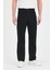 Erkek Baggy Fit Kot Pantolon Siyah 3