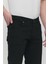 Regular Fit Likralı Erkek Denim Kot Pantolon Siyah 4