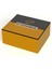Sarı-Gri Nokta Desenli Humidor Puro Kutusu 3