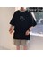 T Gömlek Erkekler Pamuk Baskılı Erkek Yaz Tişörtleri Büyük Boy Tee Gömlek 5xl Rahat T-Shirt B 1