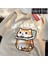 Duygusal Istikrar Eğlenceli Kedi Japon Tarzı Erkek T Shirt Yüksek Kalite Tshirt Yaz Pamuklu Ü 1