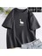 Aptal Kaz T-Shirt Kadın Trendy Unisex T Gömlek Yaz Pamuk Kısa Kollu Komik Kaz Tişörtleri Üstl 1