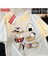 Sevimli Komik Suşi Kedi Baskı Mens Tişörtleri Hip Hop Boy T-Shirt Moda Yaz Rahat Gevşek Çift 1