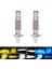 10 Adet LED Csp Mini H1 20000LM Ampuller Cunbus Araba Farı Sis Lambası Buz Mavisi 12000K 6smd Ampuller Sis Lambası Sinyal Lambası (Yurt Dışından) 2