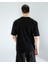 Oversıze Unisex Baskılı T-Shırt Untıl Black 3