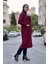 Kaşe Kaban Bordo 5