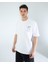 Oversıze Unisex Baskılı T-Shırt Fly Whıte 5