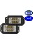40W LED Off-Road Çalışma Işığı Dikdörtgen x Sis Lambası Araba Kamyon Atv Römork Motosiklet Için Mavi Işık (Yurt Dışından) 4