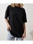 Kadın T-Shirt Bisiklet Yaka Basic Oversize 2