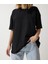 Kadın T-Shirt Bisiklet Yaka Basic Oversize 4