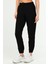 Siyah Regular 100% Pamuklu Lastik Paça Kadın Basic Eşofman Alt SD1001 3