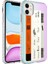 Apple iPhone 11 Kılıf Airbag Kenarlı Renkli Desenli Silikon Vrdr Elegans Kapak-No1 1