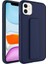 Apple iPhone 12 Uyumlu Vrdr Qstand Kapak-Kırmızı 5