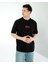 Oversıze Unisex Baskılı T-Shırt Rıch Black 2