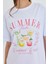 Summer Babe Baskılı %100 Tasarım Kadın Tişört 2