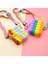 MS-0213 Stili Yeni Fidget Oyuncak Popet Duyusal Popet Silikon Itiş Balonu Kırtasiye Saklama Çantası Popite Poppit Dekompresyon Bozuk Para Cüzdanı Popo It (Yurt Dışından) 3