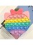 MS-0213 Stili Yeni Fidget Oyuncak Popet Duyusal Popet Silikon Itiş Balonu Kırtasiye Saklama Çantası Popite Poppit Dekompresyon Bozuk Para Cüzdanı Popo It (Yurt Dışından) 4