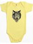 White Wolf Sarı Renk Bebek Body Zıbın 1