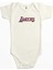 Los Angels Lakers Ekru Renk Bebek Body Zıbın 1
