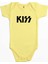Kiss Logo 2 Sarı Renk Bebek Body Zıbın 1