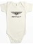 Bentley Logo Ekru Renk Bebek Body Zıbın 1
