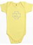 Rammstein Logo Sarı Renk Bebek Body Zıbın 1