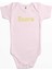 The Doors Logo Yellow Pembe Renk Bebek Body Zıbın 1