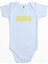 Nirvana Yazı Sarı Mavi Renk Bebek Body Zıbın 1