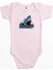 Shark Cartoon Pembe Renk Bebek Body Zıbın 1