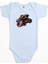 Cartoon Monster Truck Mavi Renk Bebek Body Zıbın 1