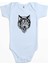 White Wolf Mavi Renk Bebek Body Zıbın 1