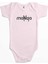 Manga Yazı Pembe Renk Bebek Body Zıbın 1