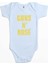 Guns N Rose Text Yellow Mavi Renk Bebek Body Zıbın 1