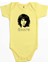The Doors Jim Morrison Silhouette Sarı Renk Bebek Body Zıbın 1