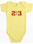 Michael Jordn 23 Sarı Renk Bebek Body Zıbın 1