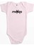 Manga Black Yazı Pembe Renk Bebek Body Zıbın 1